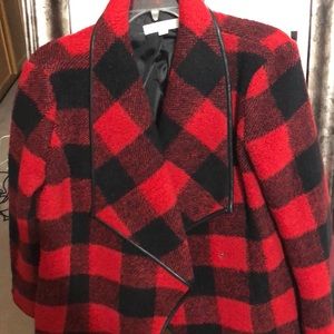 New York and Company Buffalo Plaid Coat